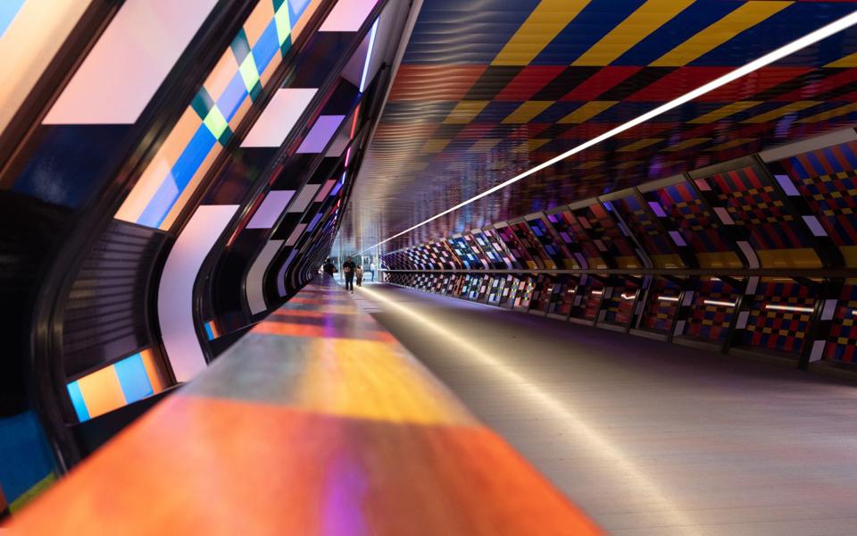 Interior of Adam's Plaza Bridge